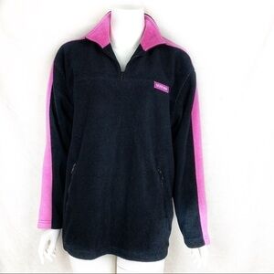 EUC-VINTAGE Izod Ski 1/2 Zipper Fleece Ski Jacket